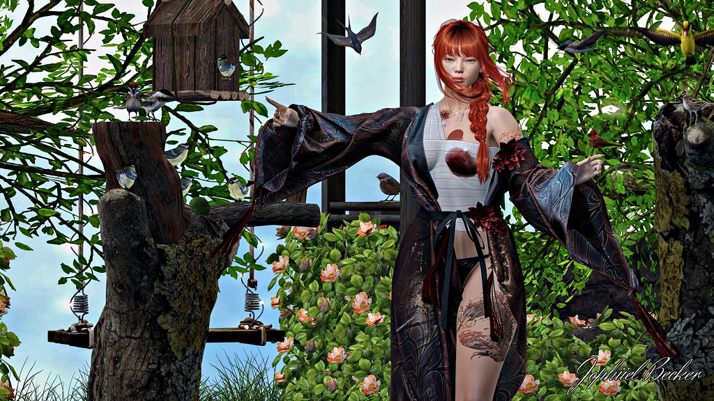 LOTD·# 1182 BIRDS... | OUTFIT [NC] - Lust Kimono v.2 [NC] - … | Flickr